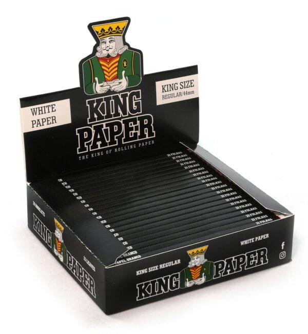 Papel King Paper negro 110mm