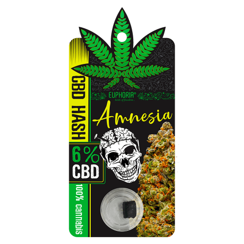 Euphoria Hash 6% CBD Amnesia