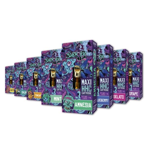 Euphoria 97% HHC Cartucho 1ml Blueberry